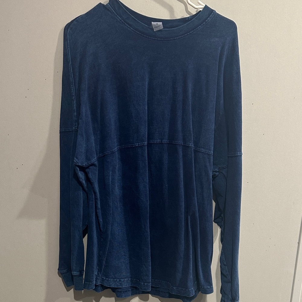 Women's Navy Blue Long Sleeve Top